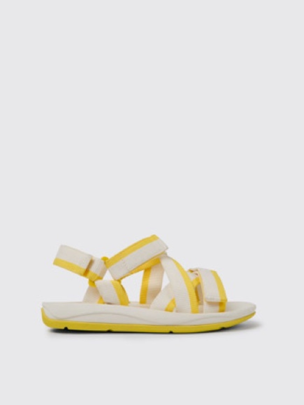 Camper Match Yellow and White Sandals size 10